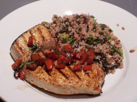 Swordfish Tomato Coulis